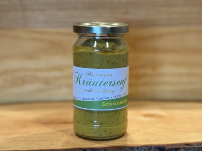 Milder Kr&auml;utersenf mit Honig