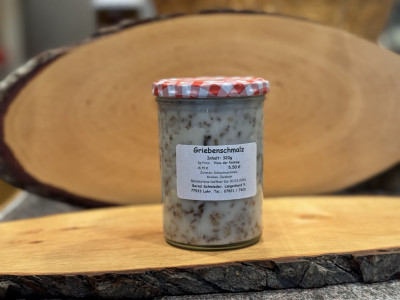 Griebenschmalz f&uuml;r Brotzeit und K&uuml;che