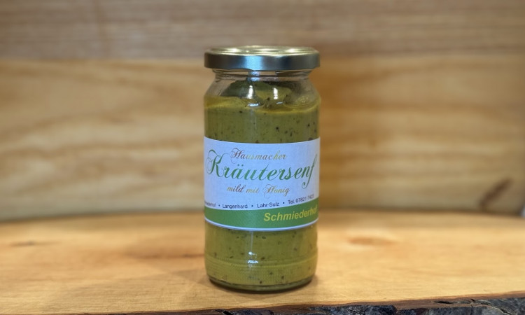Milder Kr&auml;utersenf mit Honig