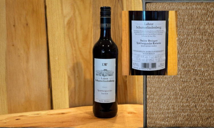 Sp&auml;tburgunder trocken aus Lahr